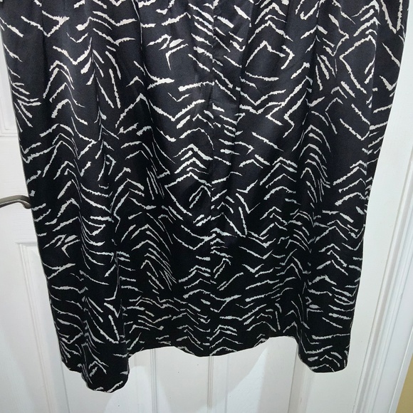 Eliza J geometric print dress Sz 24W sleeveless back zip lined - Picture 6 of 9